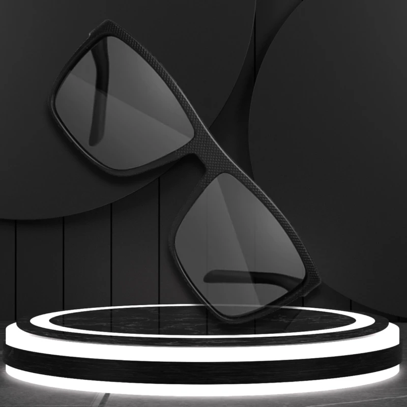 Sportowe okulary polaryzacyjne uniwersalne nerdy męskie czarne8.webp