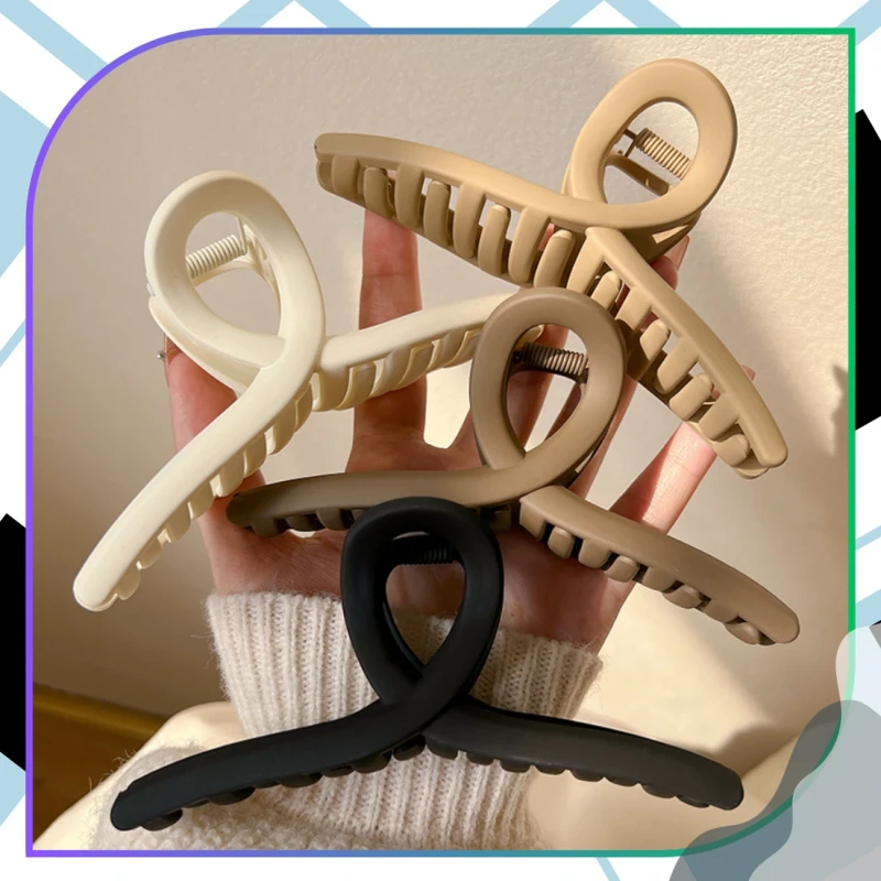 Duża Spinka Do Włosów Klamra Rekin 13 Cm Zestaw 4 Sztuk7.webp