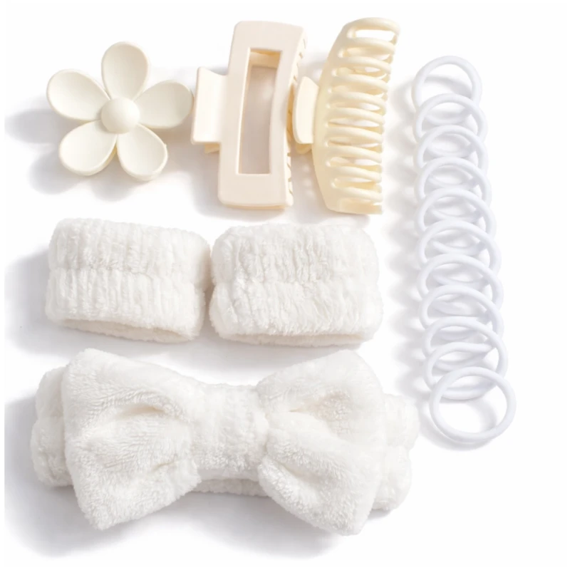 Zestaw Akcesoriów Do Włosów 16 Szt Opaska Gumki Klamry Koreański Styl1.webp