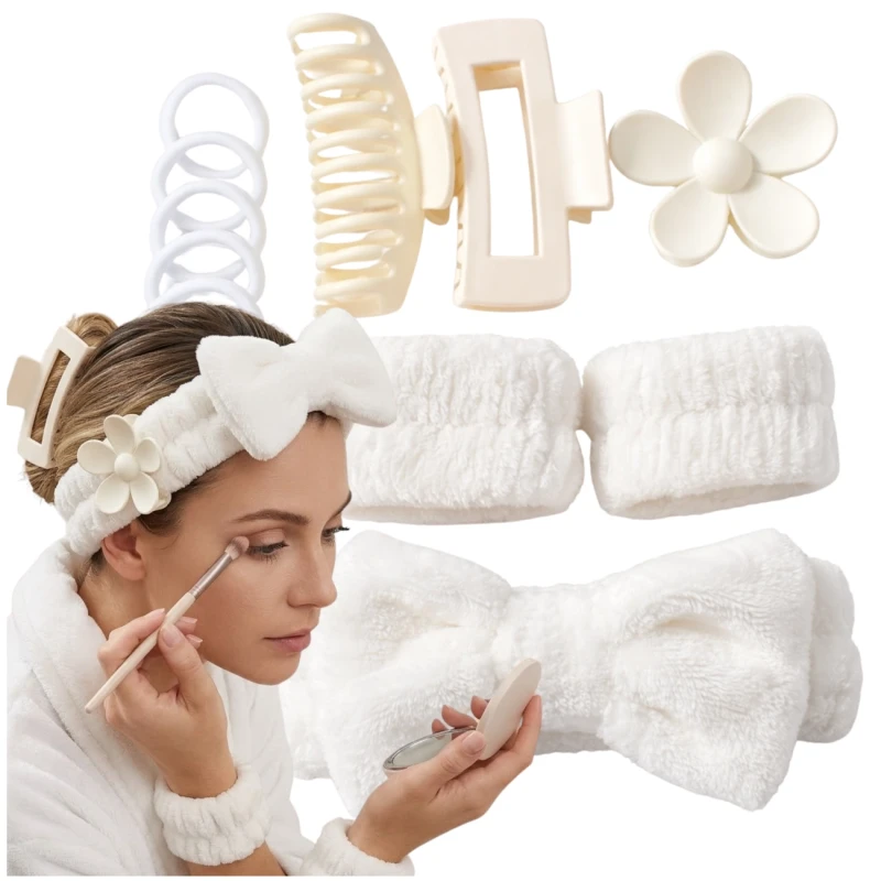 Zestaw Akcesoriów Do Włosów 16 Szt Opaska Gumki Klamry Koreański Styl3.webp