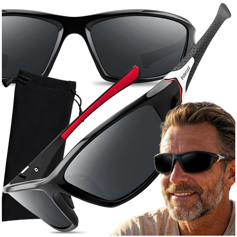 Okulary przeciwsłoneczne polaryzacja UV400 sportowe męskie3.webp