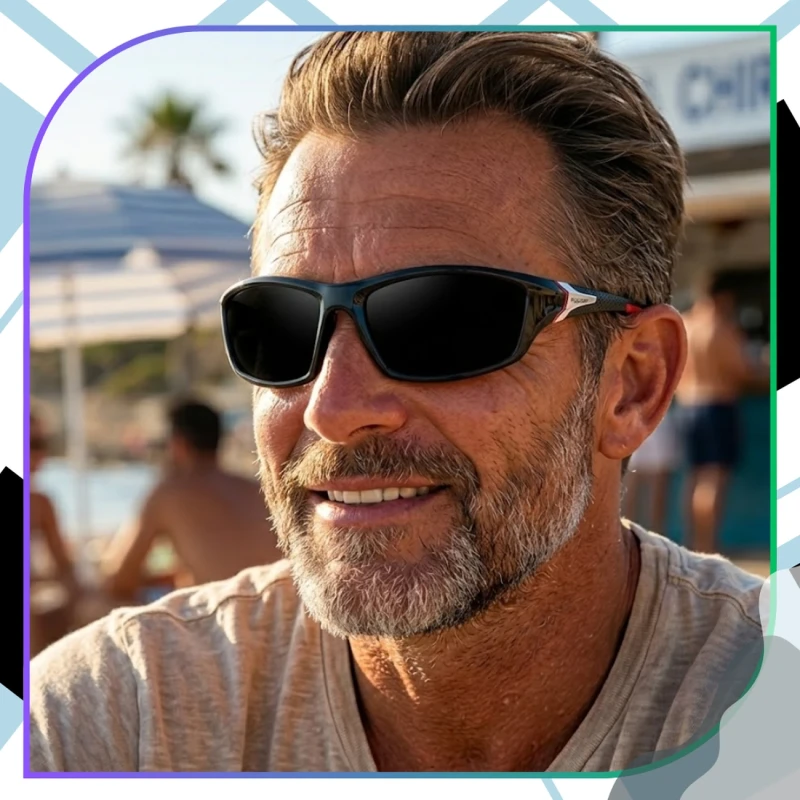 Okulary przeciwsłoneczne polaryzacja UV400 sportowe męskie8.webp