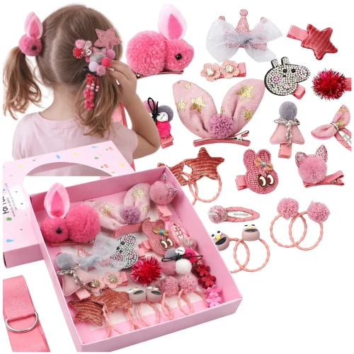 Komplet spinek do włosów dla dziewczynki dziecka 24szt