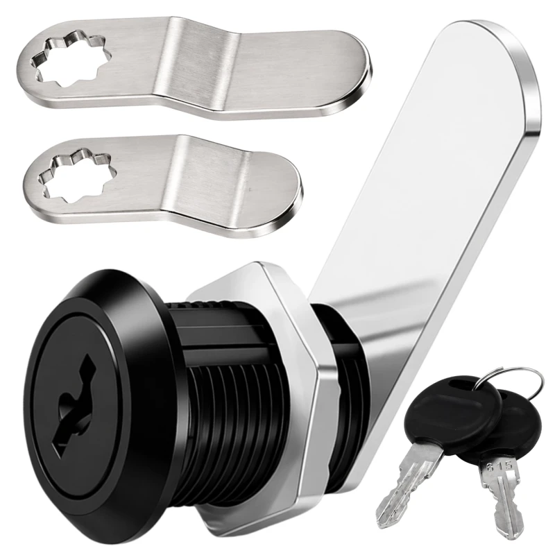 Uniwersalny czarny zamek obrotowy 16mm – do mebli i szafek1.webp