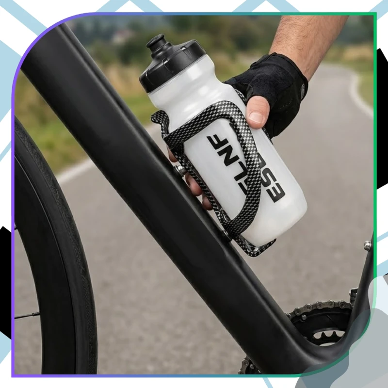 Uchwyt na bidon rowerowy carbon lekki uchwyt szybki dostęp do napoju7.webp