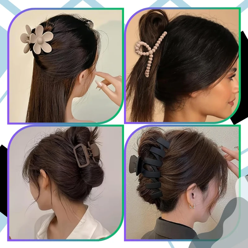 Zestaw spinek do włosów 11 sztuk modne klamry damskie9.webp