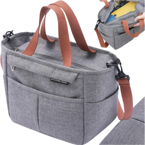 Torba LUNCH BOX termiczna pojemna na jedzenie śniadaniowa podróż