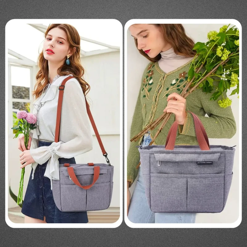 Torba LUNCH BOX termiczna na jedzenie śniadaniowa podróż pojemna6.webp