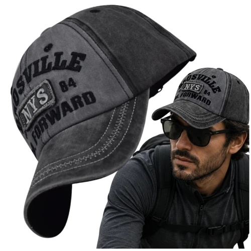 Czapka z daszkiem  unisex bejsbolówka z napisami