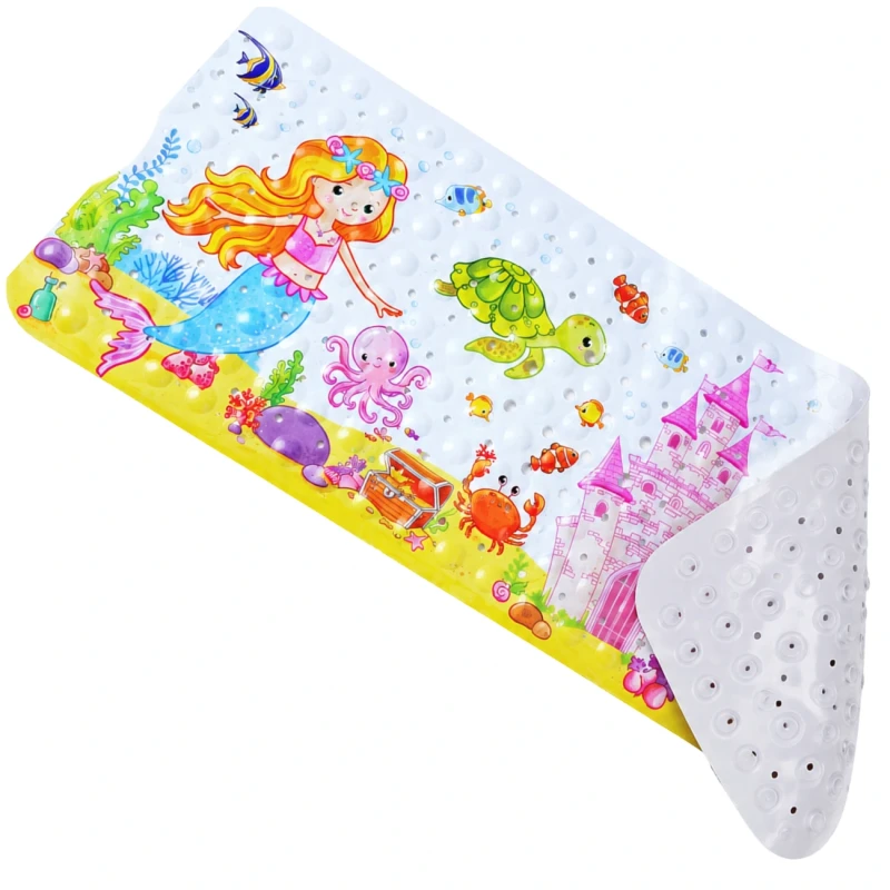 Mata Antypoślizgowa do Wanny 100 × 40 cm Dla Dzieci - Motyw Syrenek 3.webp