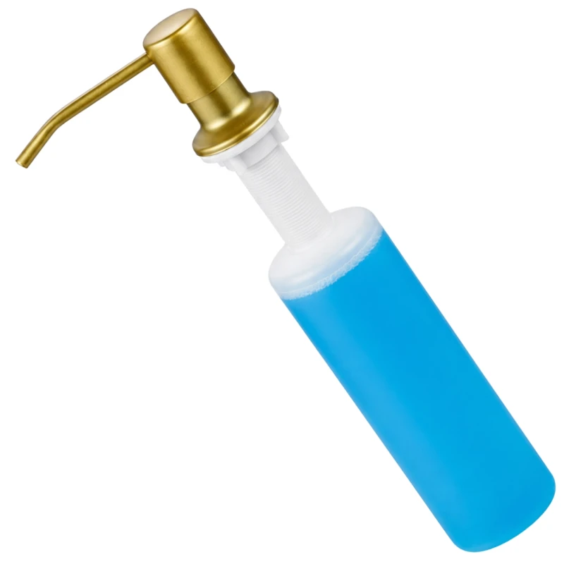 Dozownik do Płynu Złoty 330 ml Dozownik do Mydła Stal Nierdzewna4.webp