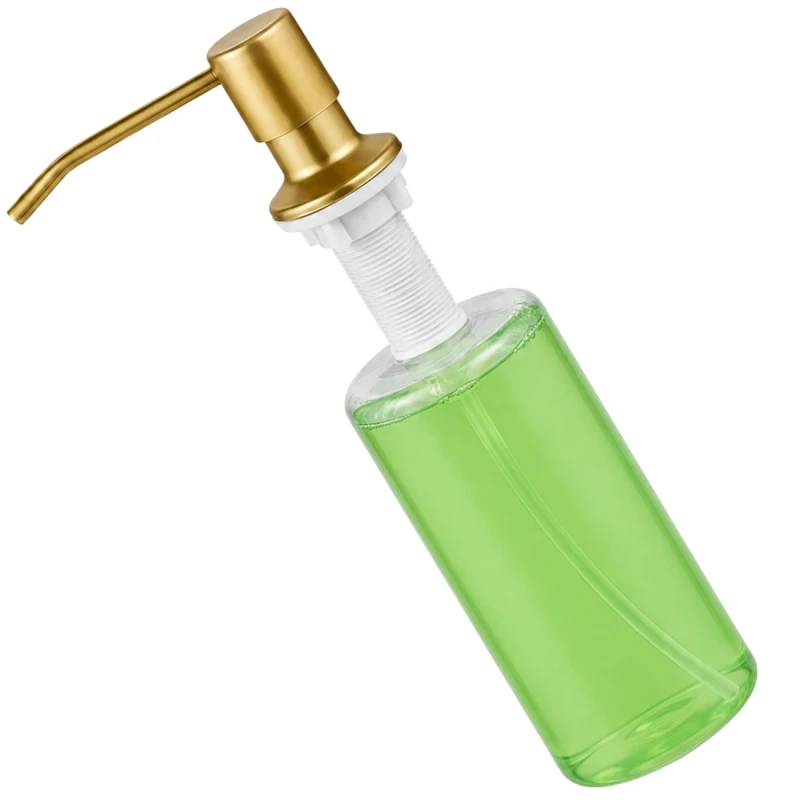 Dozownik do Płynu Złoty 500 ml Dozownik do Mydła Stal Nierdzewna4.webp