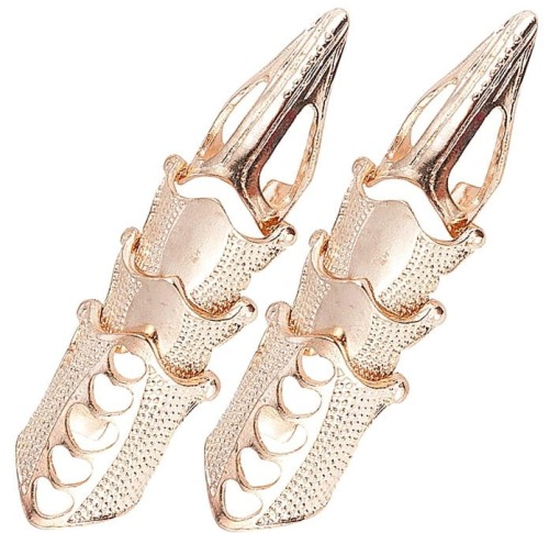 Punkowy pierścień Dragon spike Pazur